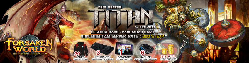 Forsaken World New Server Titan